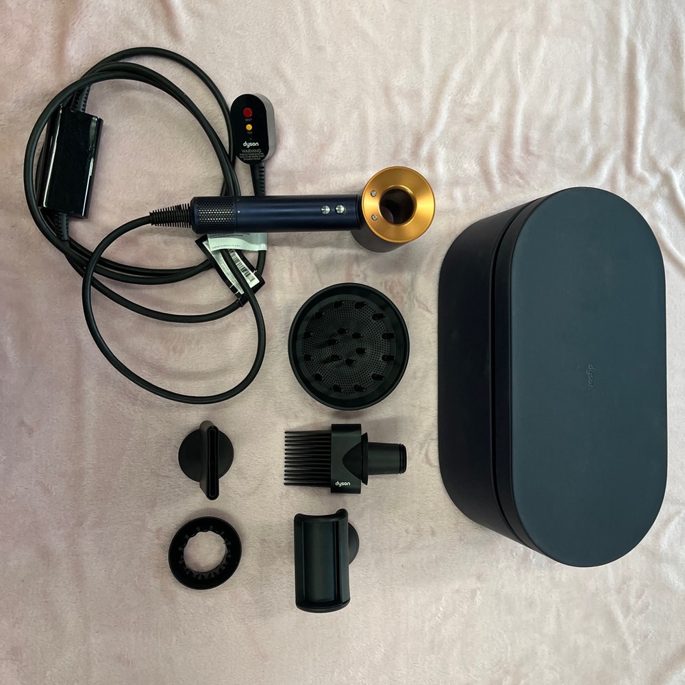 Dyson Black and Gold Hair Styling Set